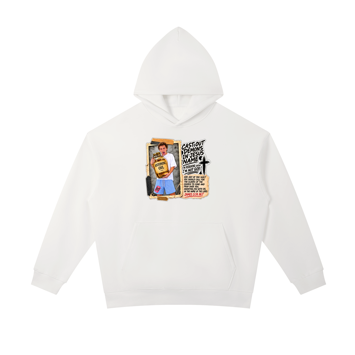 I'M REBUKING satan I'M NOT GOD Hoodie