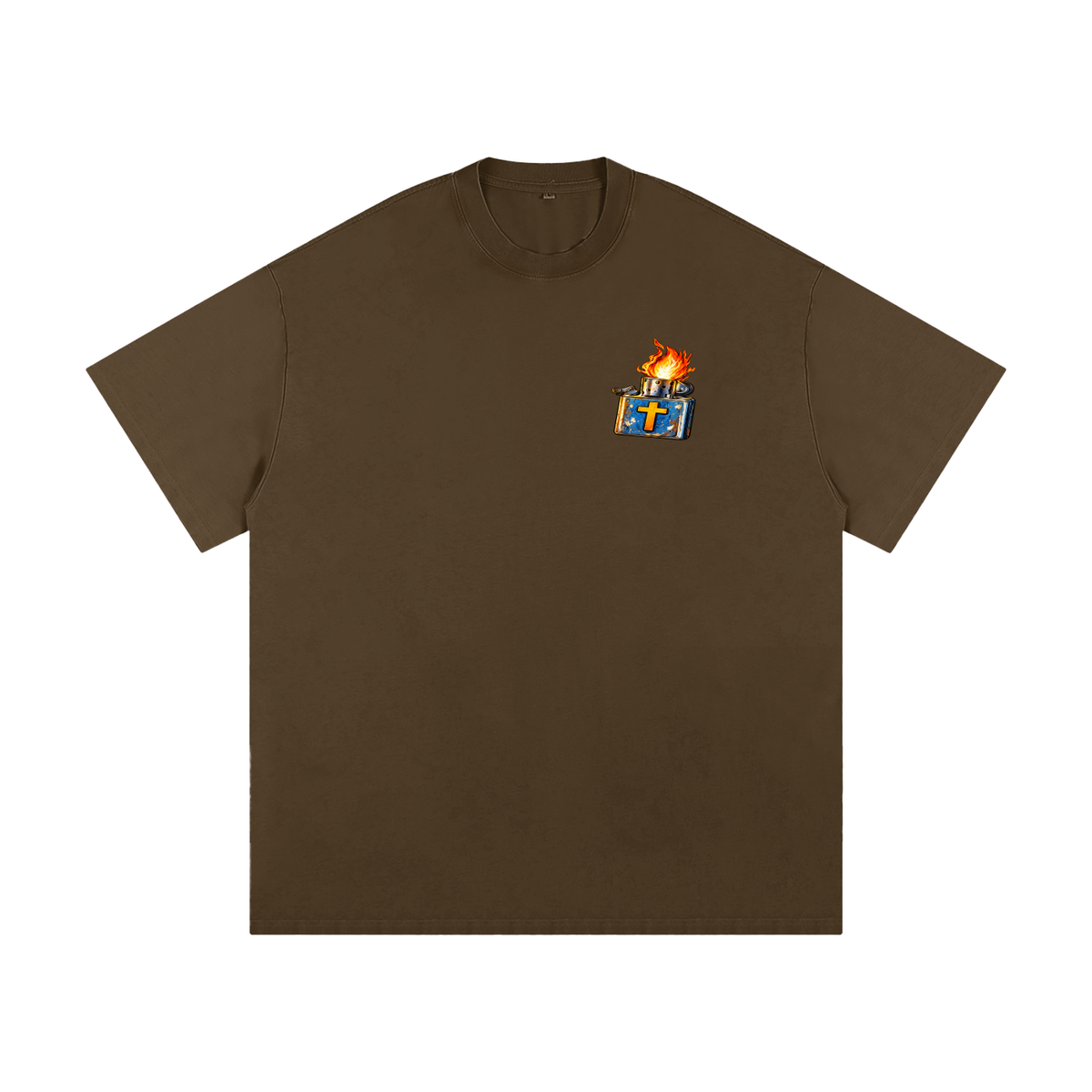 JESUS SAVES FROM IRE THAT GOES OUT AND DOGS DON'T GO TO THE NEW JERUSALEM ACCORDING TO REVELATION 22:15 T-Shirt