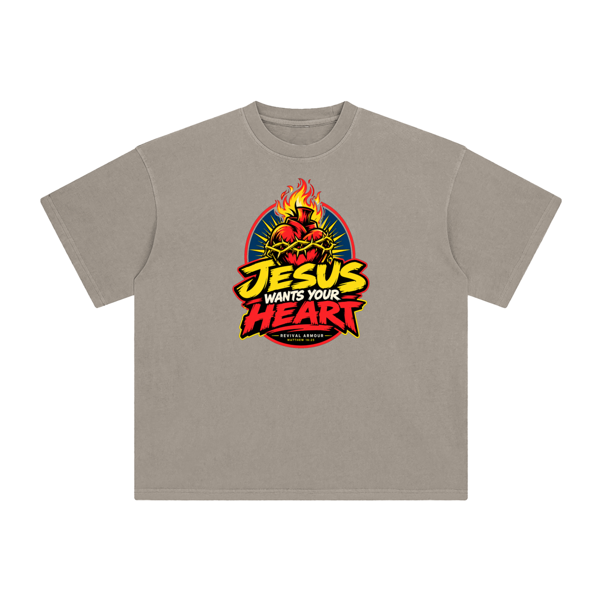 JESUS WANTS YOUR HEART - REVIVAL ARMOUR -  T-Shirt