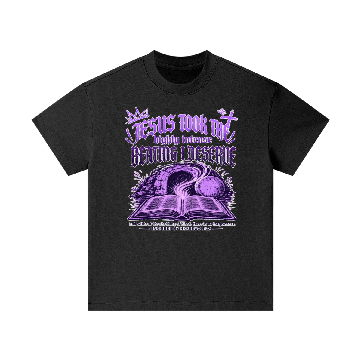 JESUS TOOK THE highly intense BEATING I DESERVE And without the shedding of blood, there is no forgiveness. INSPIRED BY HEBREWS 9:22 Kids T-Shirt