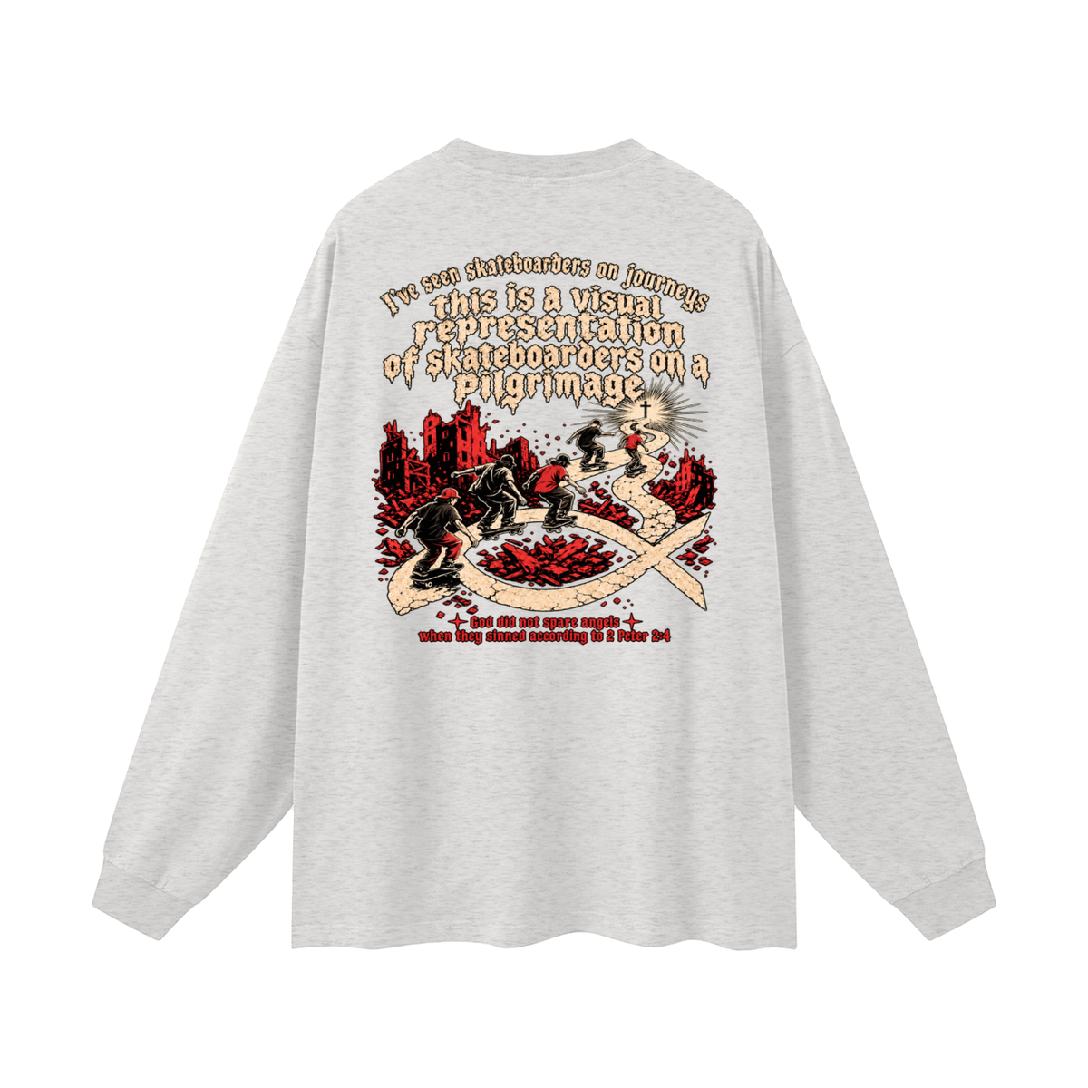 skateboarders on a pilgrimage Long Sleeve T-Shirt