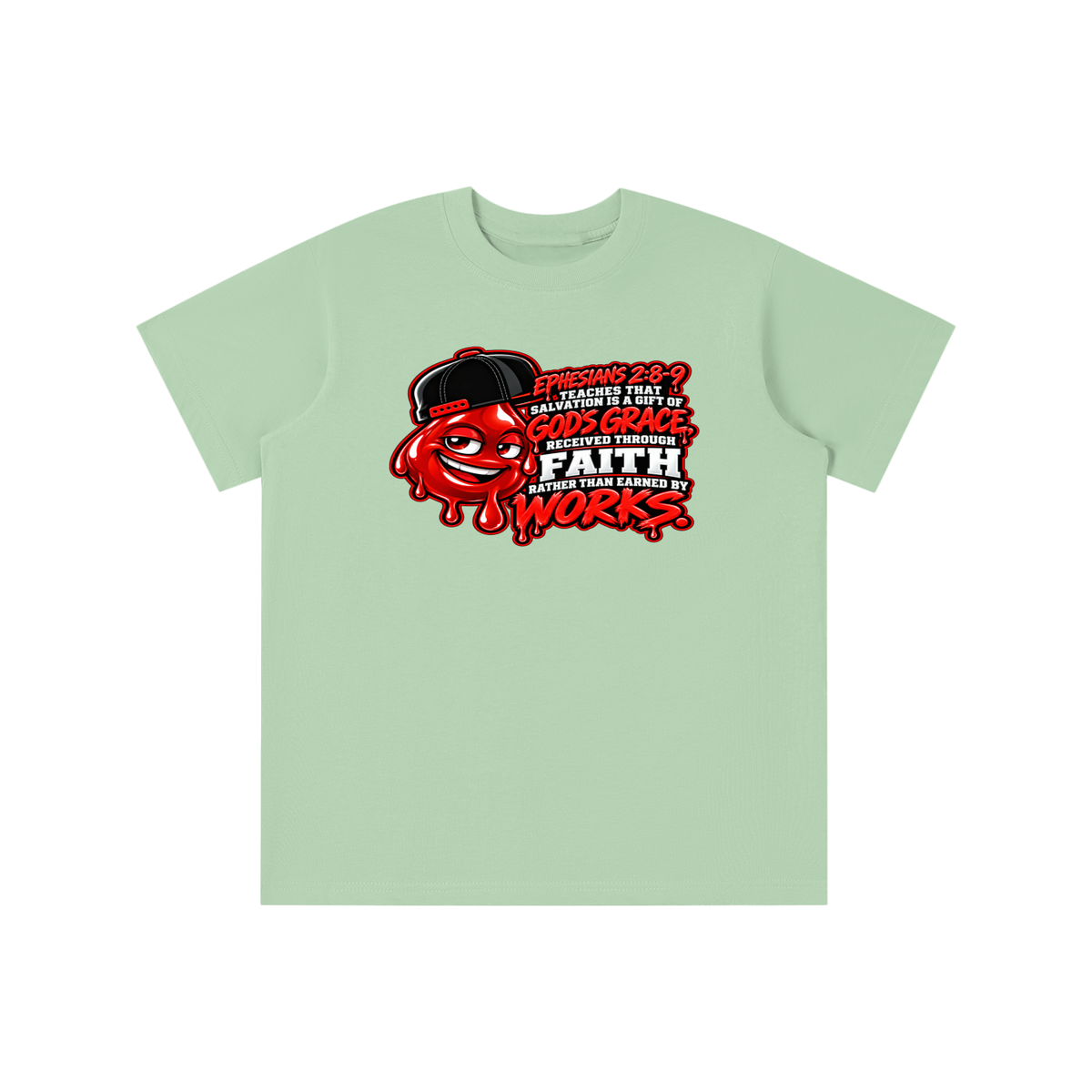 Ephesians 2:8-9 inspired youth T-shirt