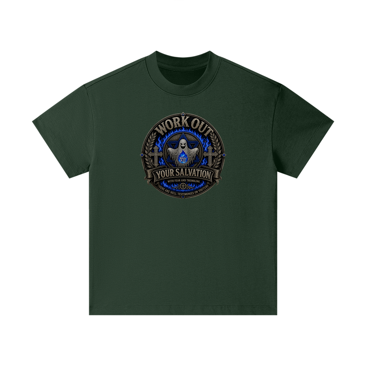 workout your salvation with Fear and Trembling Kids' T-Shirt