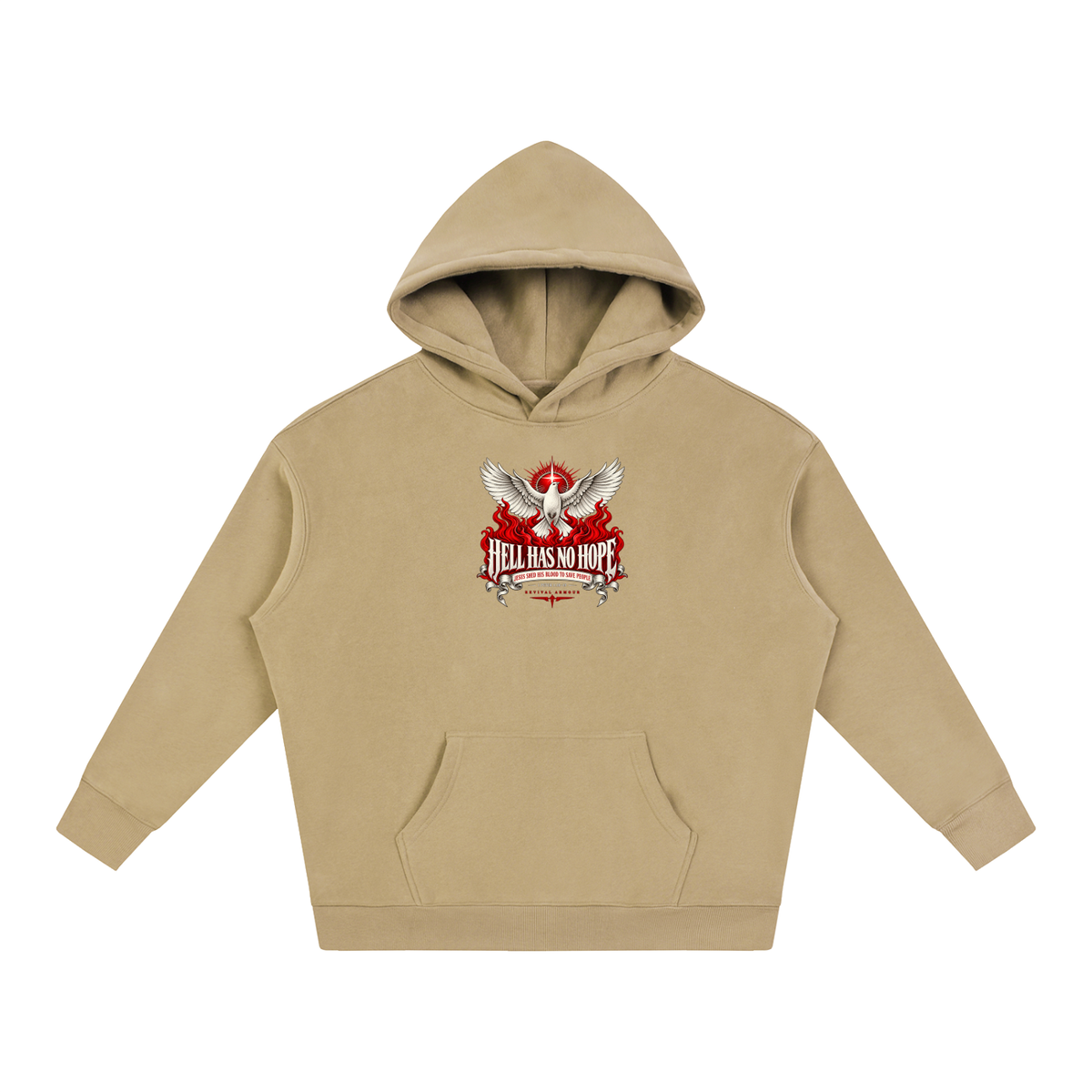 HELL HAS NO HOPE JESUS SHED HIS BLOOD TO SAVE PEOPLE Hoodie