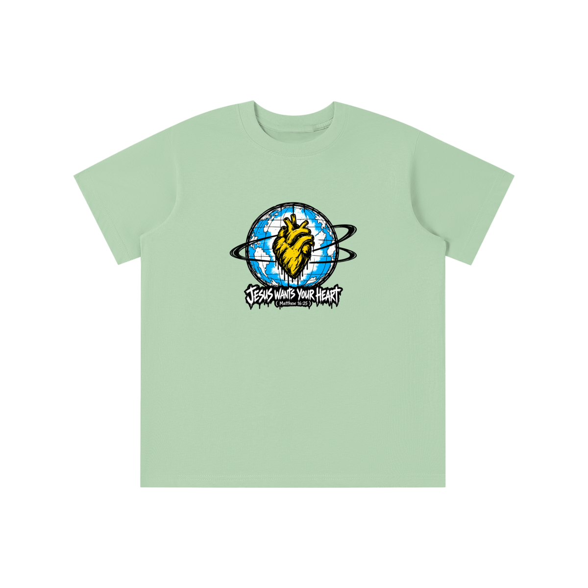 JESUS WANTS YOUR HEART ( MATTHEW 16:25 ) youth T-shirt