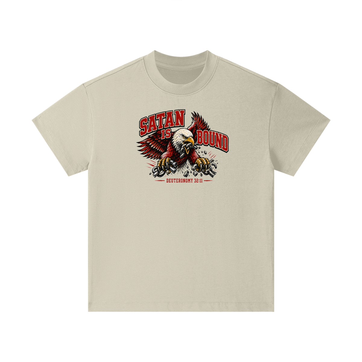 SATAN IS BOUND - DEUTERONOMY 32:11 - Kids T-Shirt