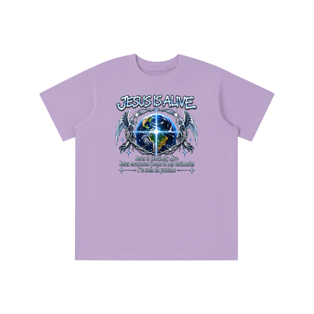 JESUS IS ALIVE Jesus is genuinely Alive Jesus encounters people in hell testimonies I've seen on youtube youth T-shirt