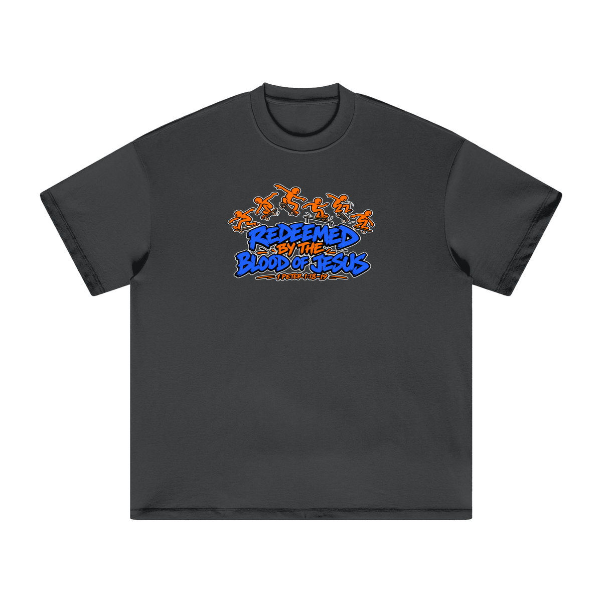 REDEEMED BY THE BLOOD OF JESUS - 1 PETER 1:18-19 - T-Shirt