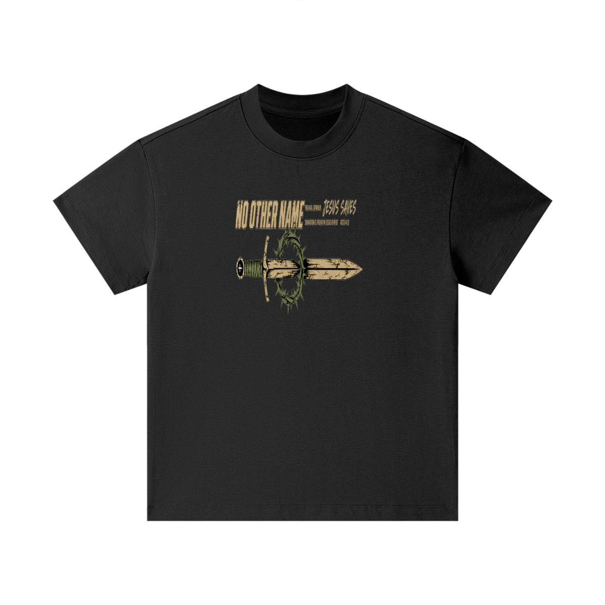 NO OTHER NAME REVIVAL ARMOUR JESUS SAVES SALVATION IS FOUND IN JESUS CHRIST ACTS 4:12 Kids T-Shirt