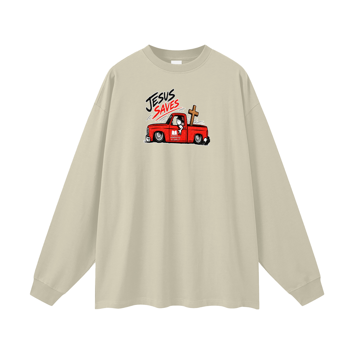 Oversized Unisex Long Sleeve T-Shirt