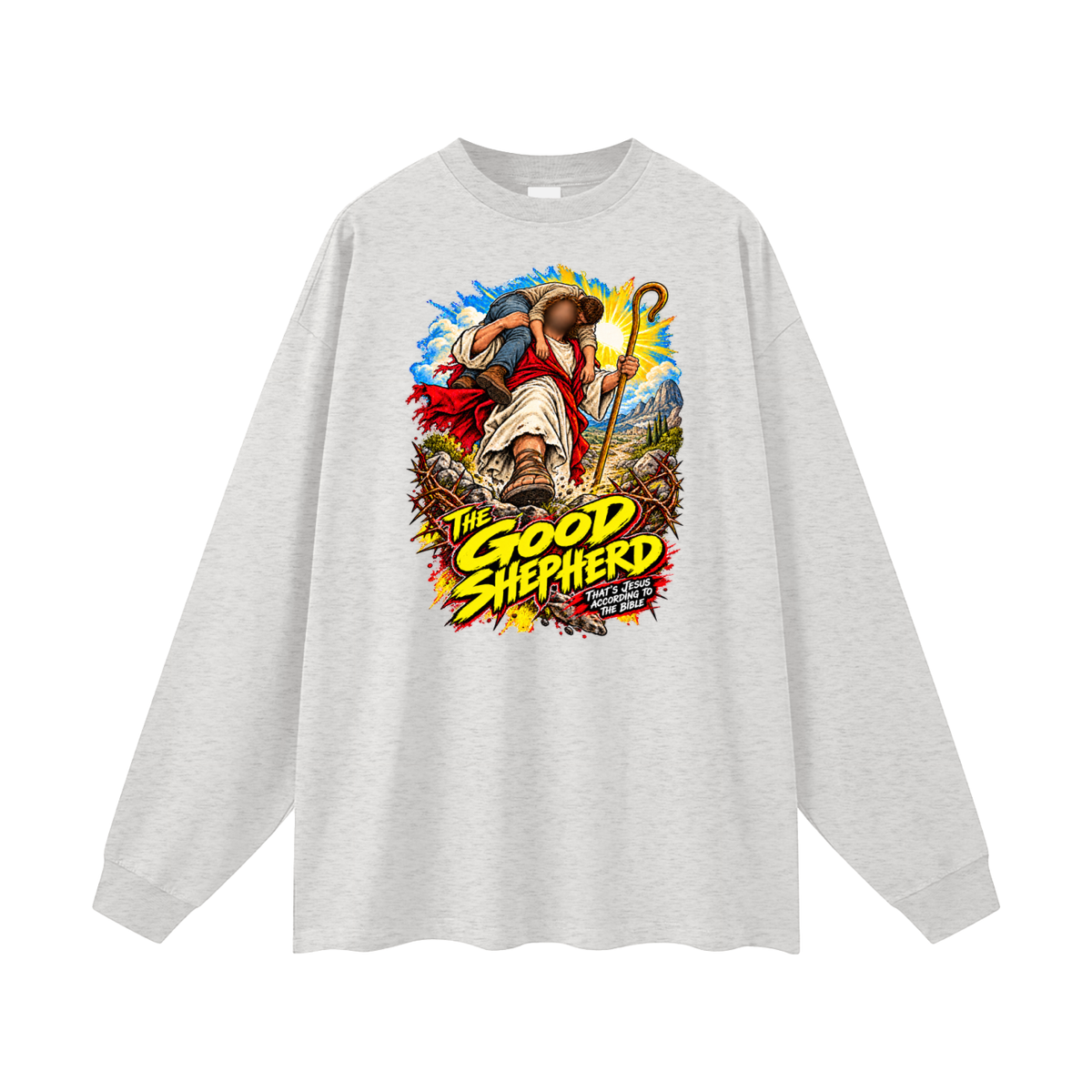 THE GOOD SHEPHERD THAT'S JESUS ACCORDiNG TO THE BiBLE Long Sleeve T-Shirt