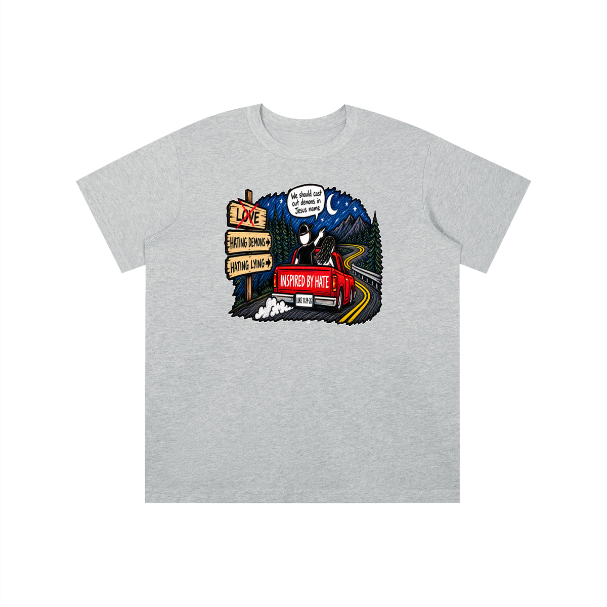 INSPIRED BY HATE youth T-shirt