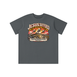 JESUS SUFFERED SEVERE PHYSICAL TRAUMA AND YOUR LAUGHING AND MOCKING HIM THOSE ROMAN AUTHORITIES ARE NOT MY FRIENDS I'M MOST DEF GOING HOME NO INSPIRED BY MARK 1:15. youth T-shirt