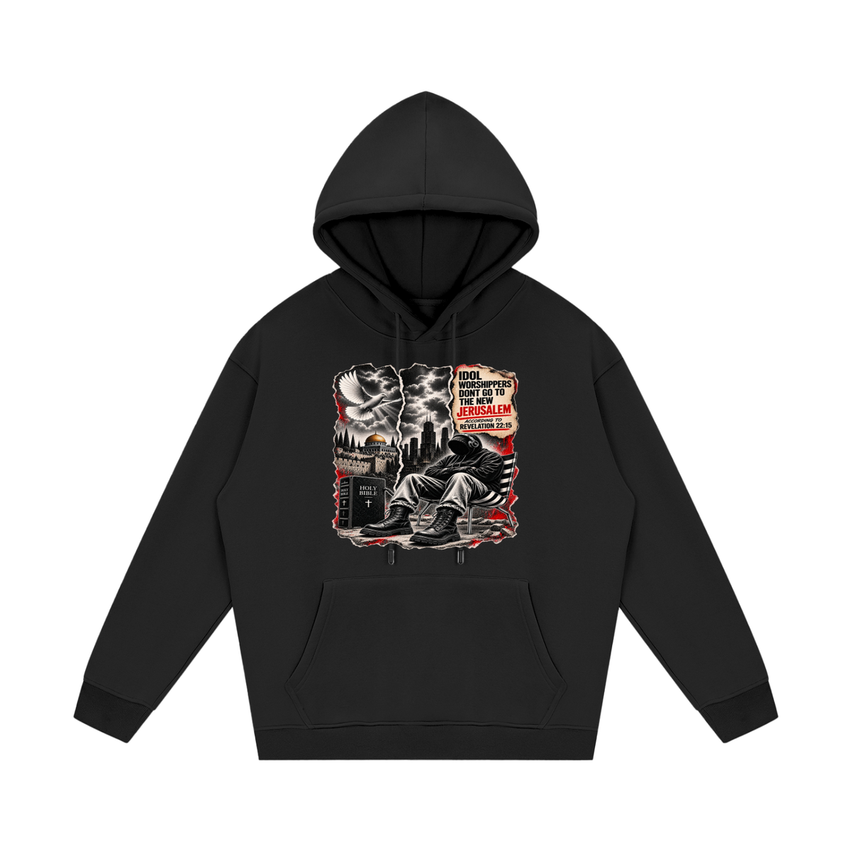 Streetwear Unisex Fleece Hoodie