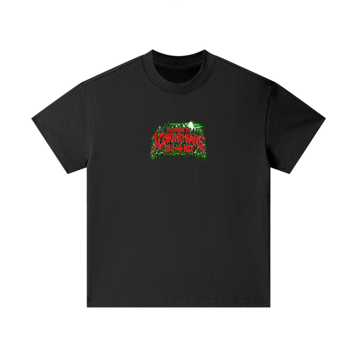 ACCORDING TO 1 CORINTHIANS 15:1-4 NLT THE GOOD NEWS IS JESUS CHRIST DIED FOR OUR SINS HEAVEN AND HELL ARE PLACES Kids T-Shirt