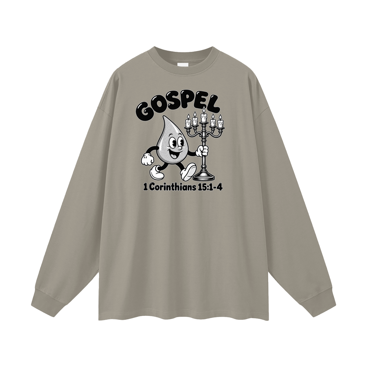 GOSPEL 1 Corinthians 15:1-4 Long Sleeve T-Shirt