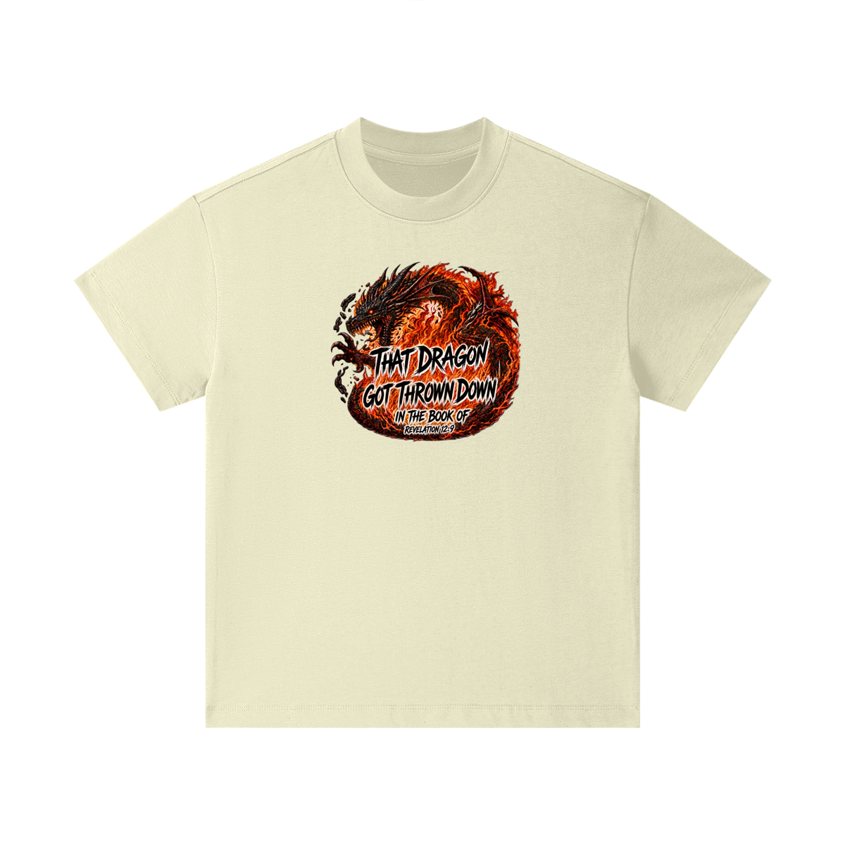 THAT DRAGON GOT THROWN DOWN IN THE BOOK OF REVELATION 12:9 Kids T-Shirt