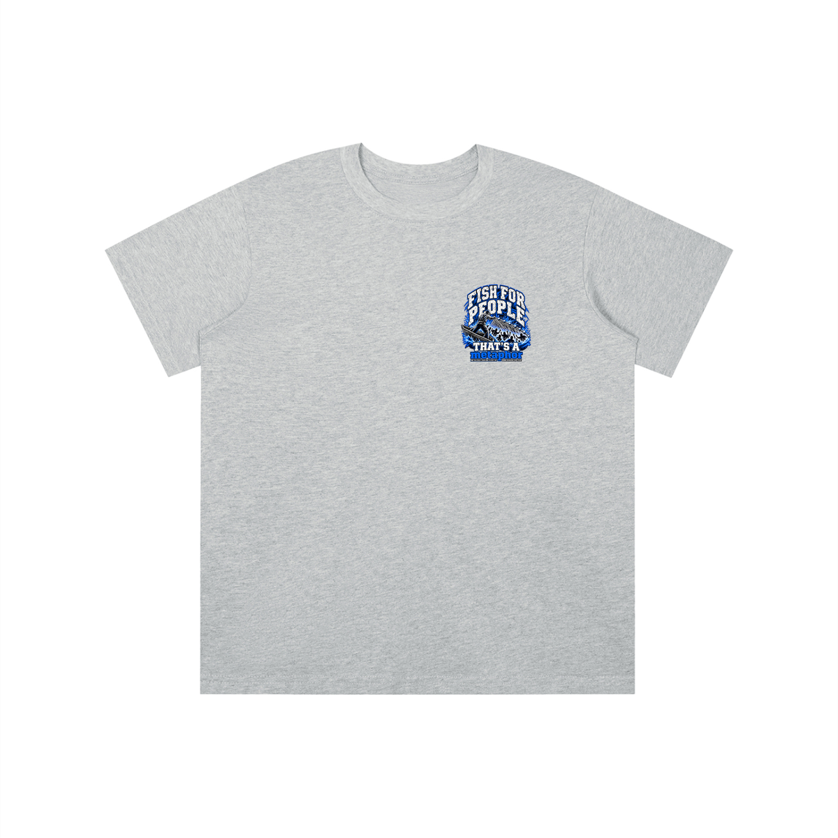 FISH FOR PEOPLE THAT'S A metaphor AND YOU COULD LEARN HOW TO CAST OUT DEMONS ON MICHAELJPHELPS.COM youth T-shirt
