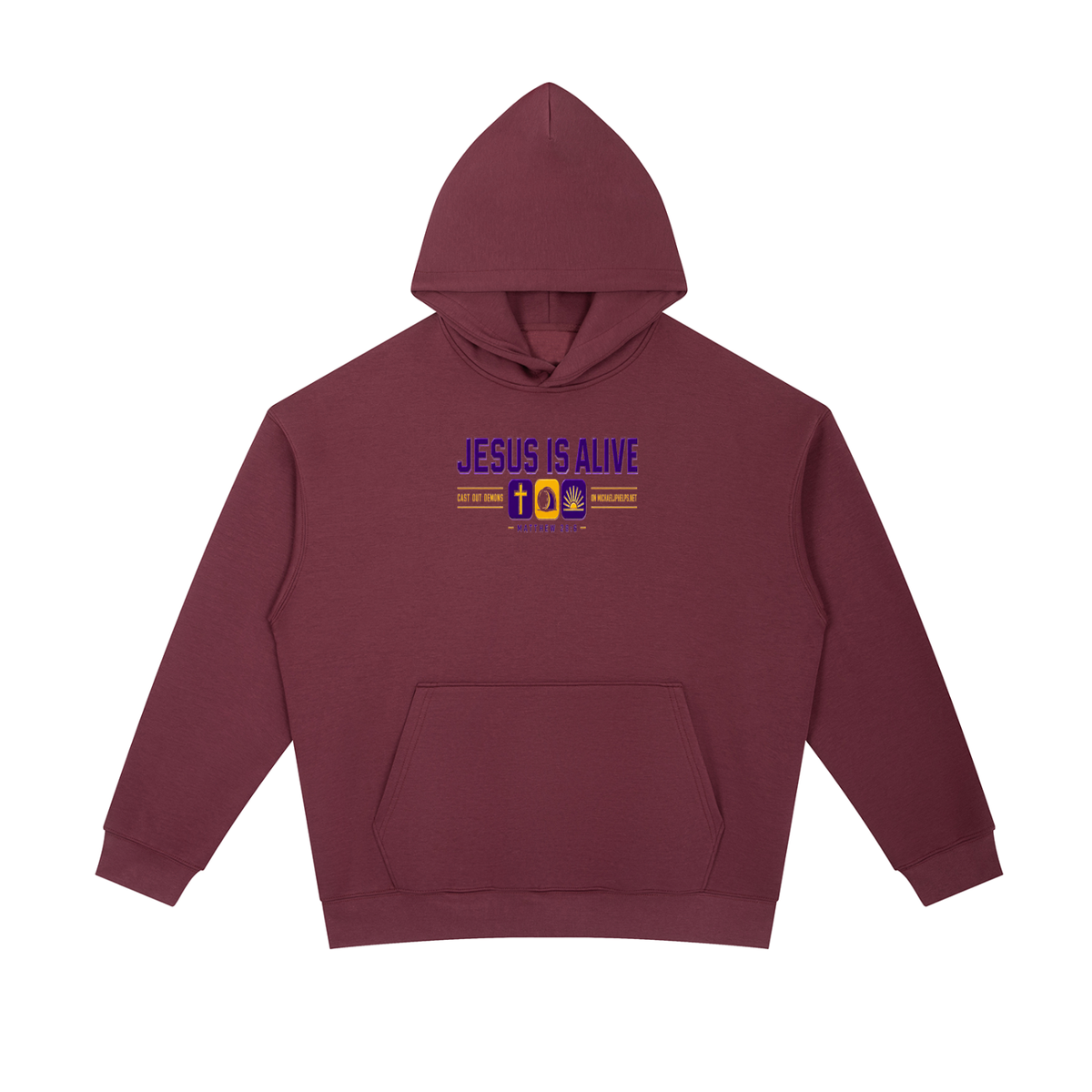 JESUS IS ALIVE CAST OUT DEMONS ON MICHAELJPHELPS.NET Hoodie
