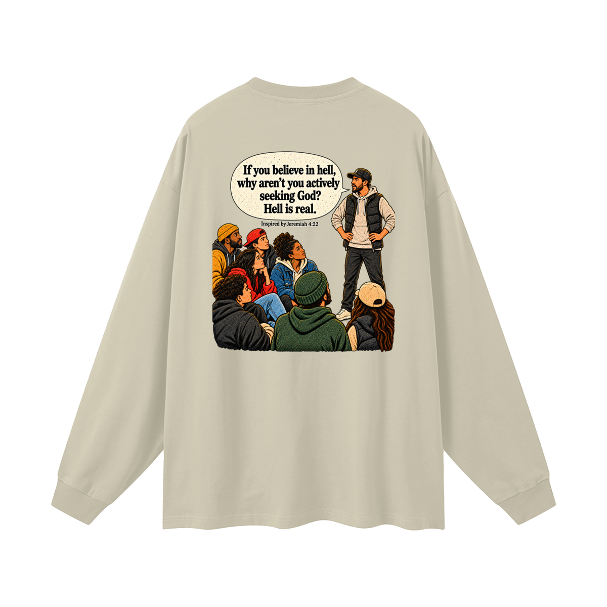 HELL IS NOT DOPE Long Sleeve T-Shirt
