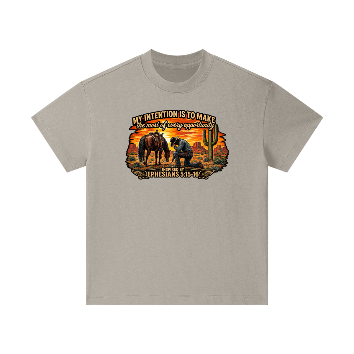 MY INTENTION IS TO MAKE THE MOST OF EVERY OPPORTUNITY INSPIRED BY EPHESIANS 5:15-16 Kids T-Shirt