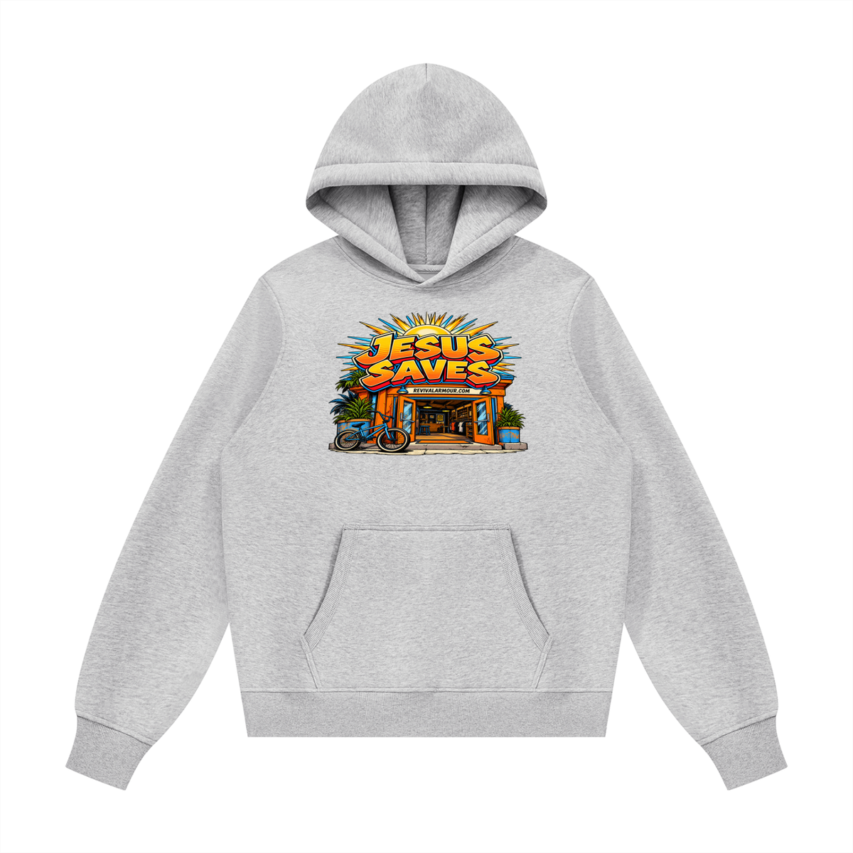 JESUS SAVES REVIVALARMOUR.COM Hoodie