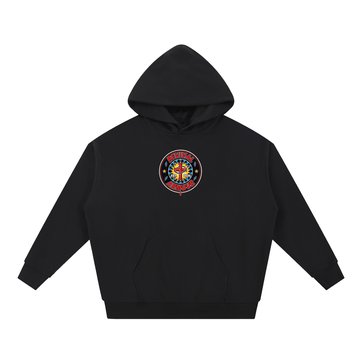 REVIVAL EST. 2026 ARMOUR JESUS DIED FOR OUR SINS Hoodie
