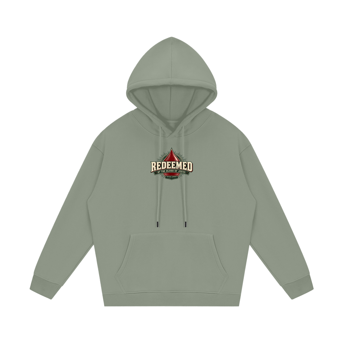 REDEEMED BY THE BLOOD OF JESUS -REVIVAL ARMOUR- -EPHESIANS 1:7- Hoodie
