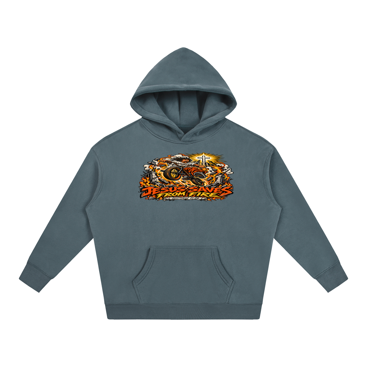 JESUS SAVES FROM FIRE Hoodie