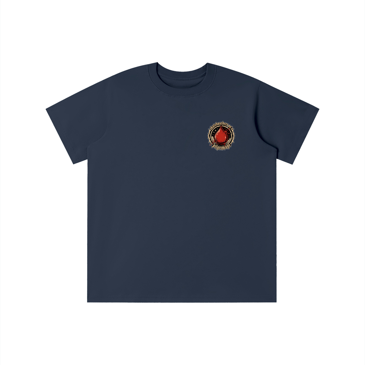 skateboarders on a pilgrimage youth T-shirt