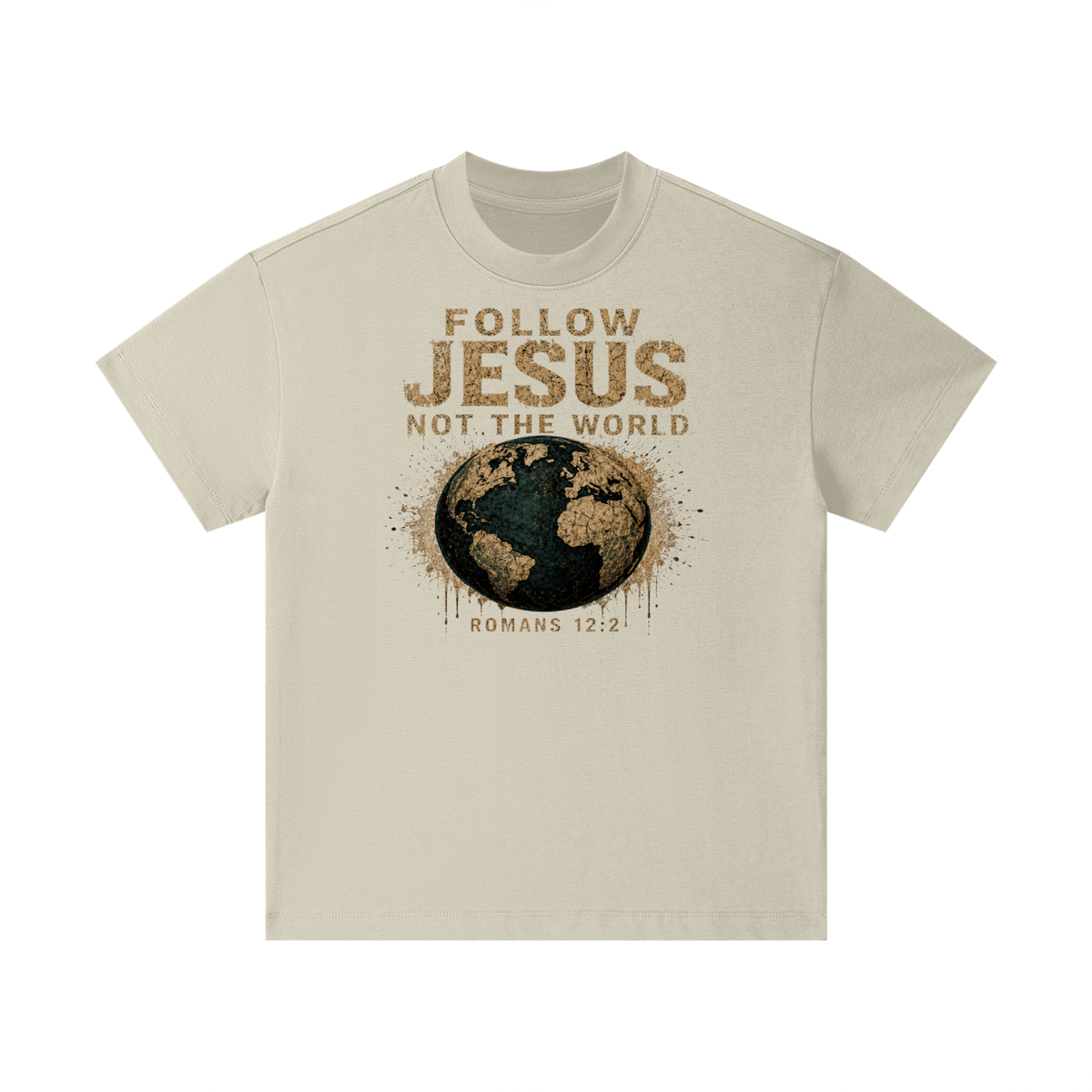 FOLLOW JESUS NOT THE WORLD ROMANS 12:2 Kids T-Shirt