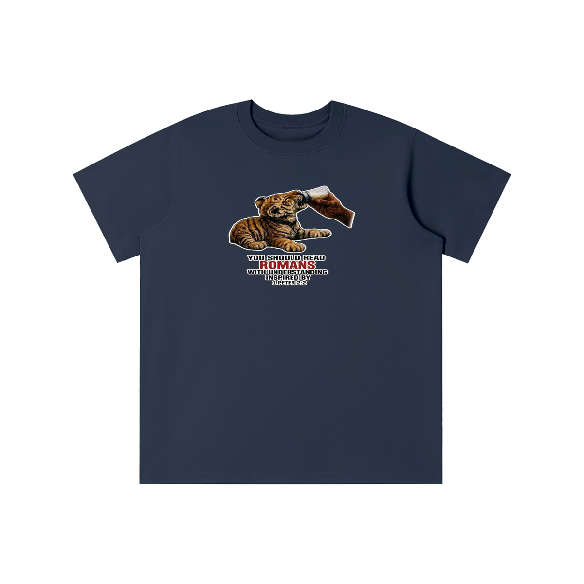 YOU SHOULD READ ROMANS WITH UNDERSTANDING INSPIRED BY 1 PETER 2:2 youth T-shirt