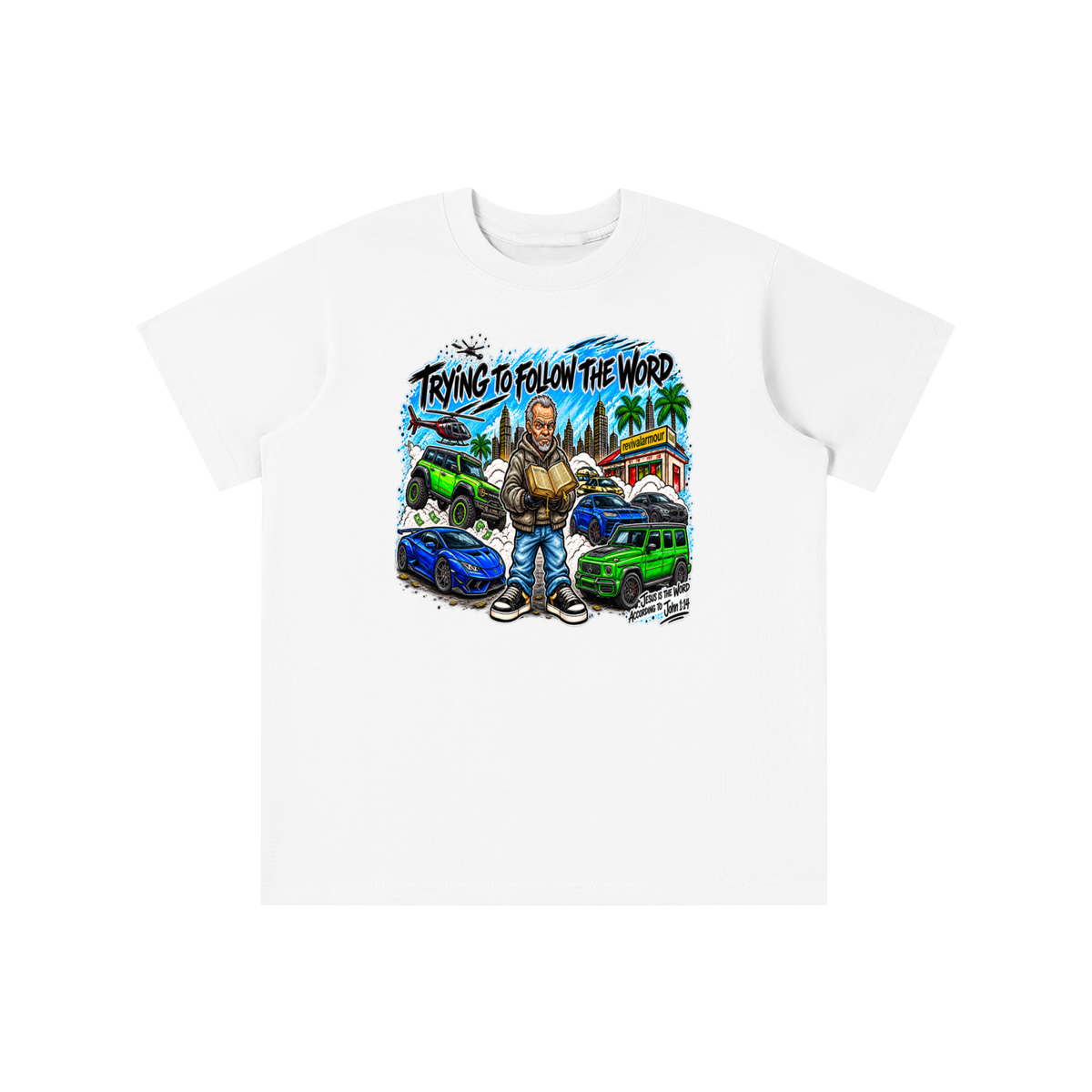 TRYING TO FOLLOW THE WORD youth T-shirt