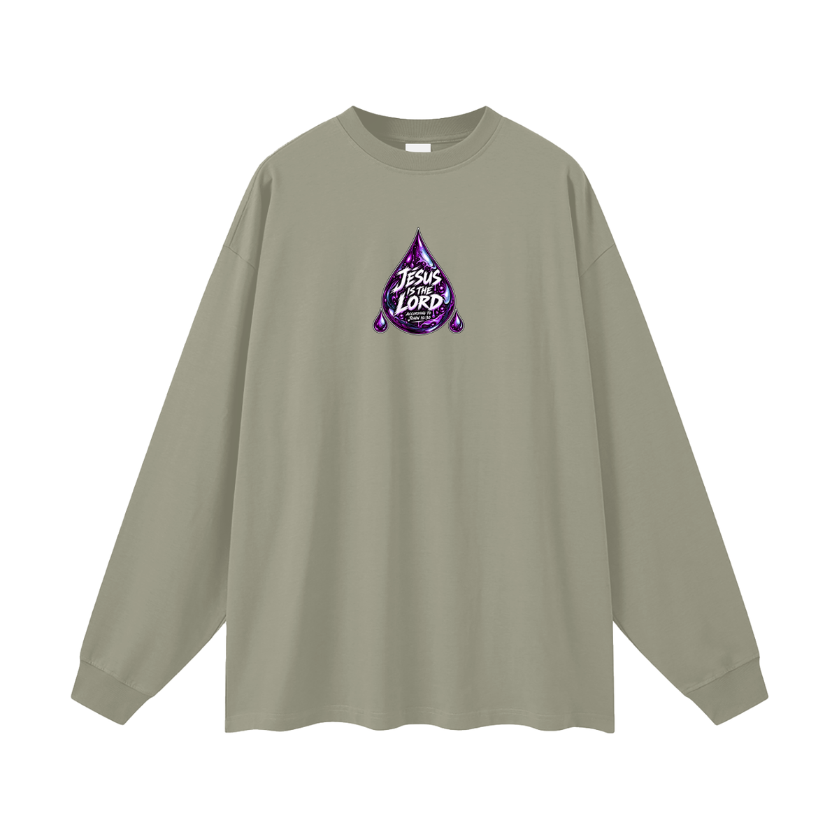 JESUS IS LORD ACCORDING TO JOHN 10:30 THIS HOUSE WiLL SERVE THE LORD THE PERSON WILL "THE HOUSE" WILL SERVE THE LORD NOT THE "BUILDING" Long Sleeve T-Shirt