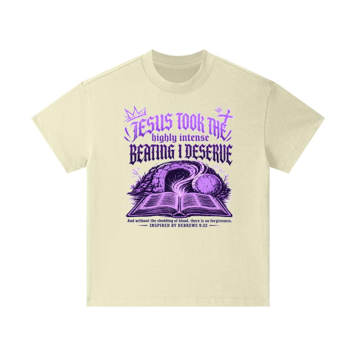 JESUS TOOK THE highly intense BEATING I DESERVE And without the shedding of blood, there is no forgiveness. INSPIRED BY HEBREWS 9:22 Kids T-Shirt