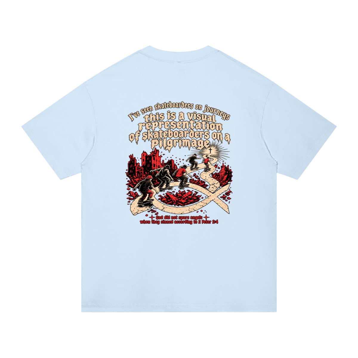 skateboarders on a pilgrimage T-Shirt