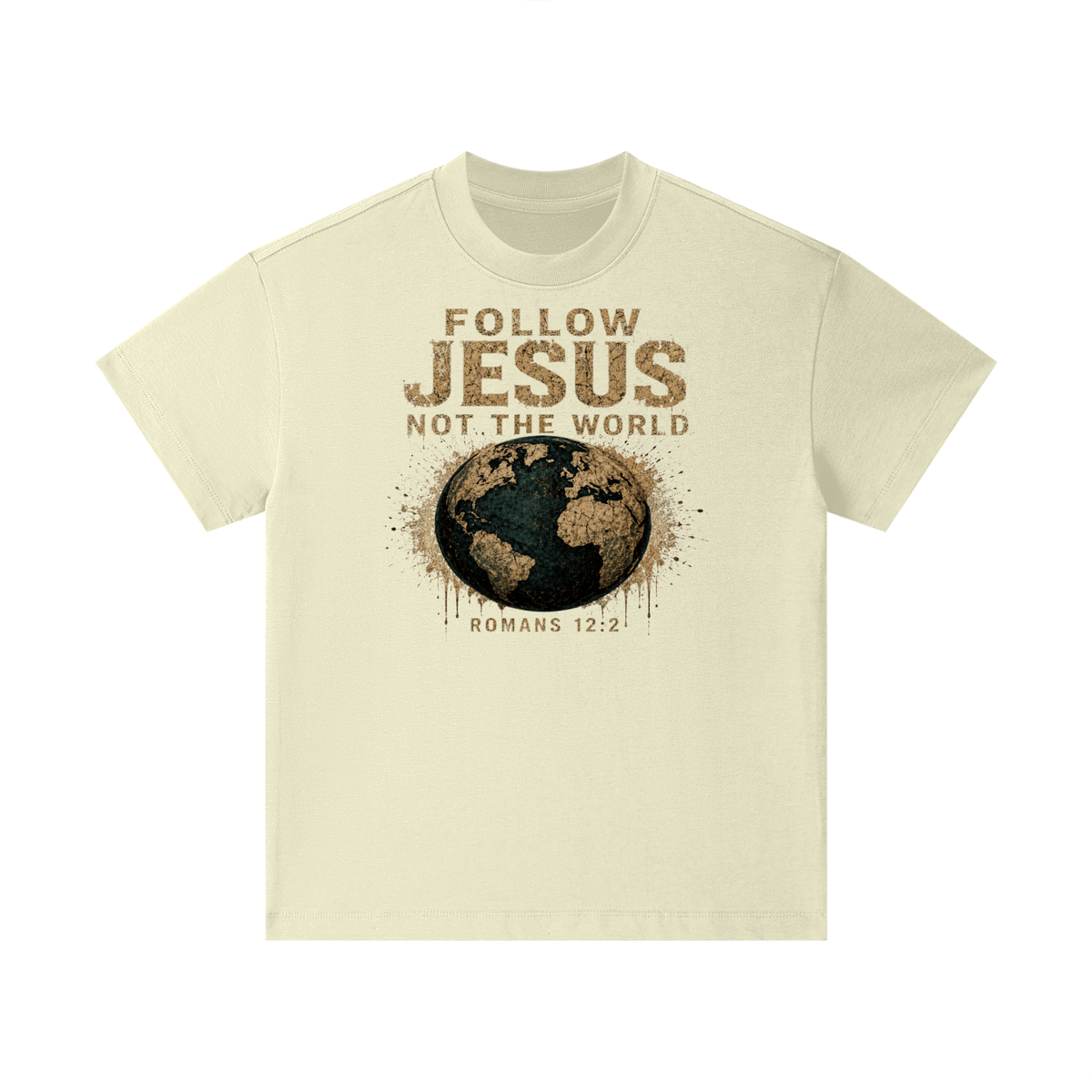 FOLLOW JESUS NOT THE WORLD ROMANS 12:2 Kids T-Shirt