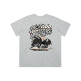 NOT GOD I DON'T EVEN CARE JESUS CHRIST IS GOD REPENT & HEAVEN & HELL ARE REAL PLACES youth T-shirt