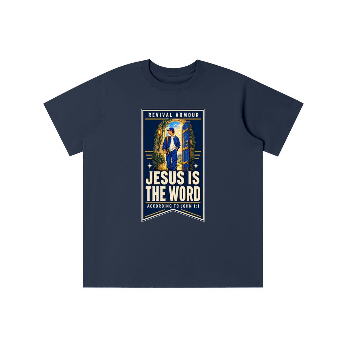 JESUS IS THE WORD ACCORDING TO JOHN 1:1 youth T-shirt