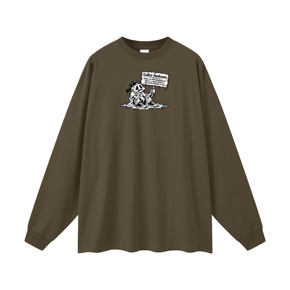 ENDLESS HOPELESSNESS NDEs on michaeljphelps.net offers a simple guide to How to be forgiven of sins Long Sleeve T-Shirt