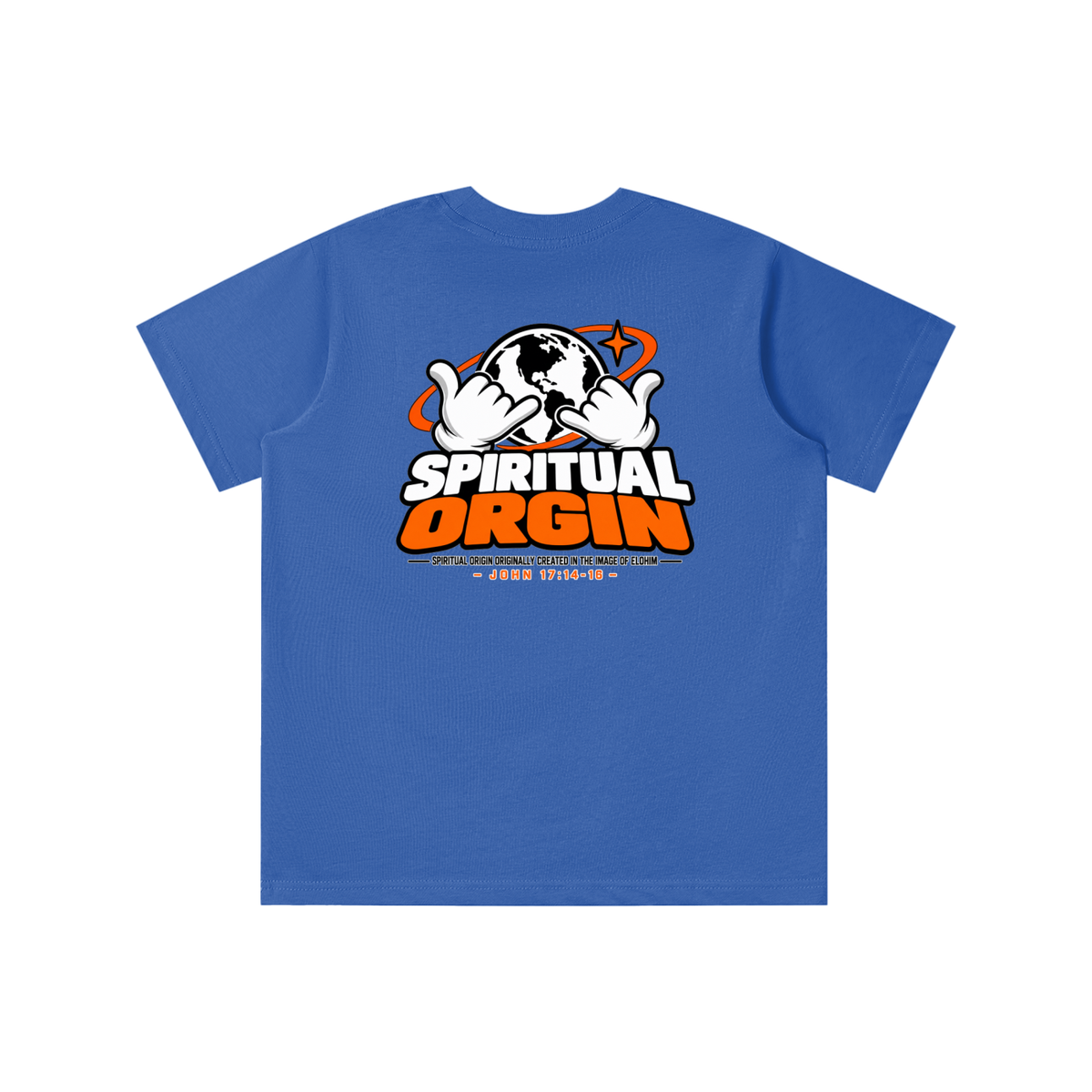 SPIRITUAL ORGIN - SPIRITUAL ORGIN ORIGINALLY CREATED IN THE IMAGE OF ELOHIM- youth T-shirt