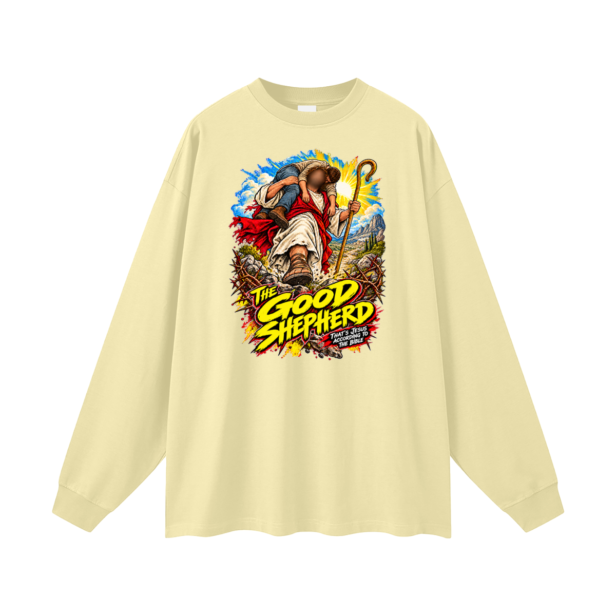 THE GOOD SHEPHERD THAT'S JESUS ACCORDiNG TO THE BiBLE Long Sleeve T-Shirt