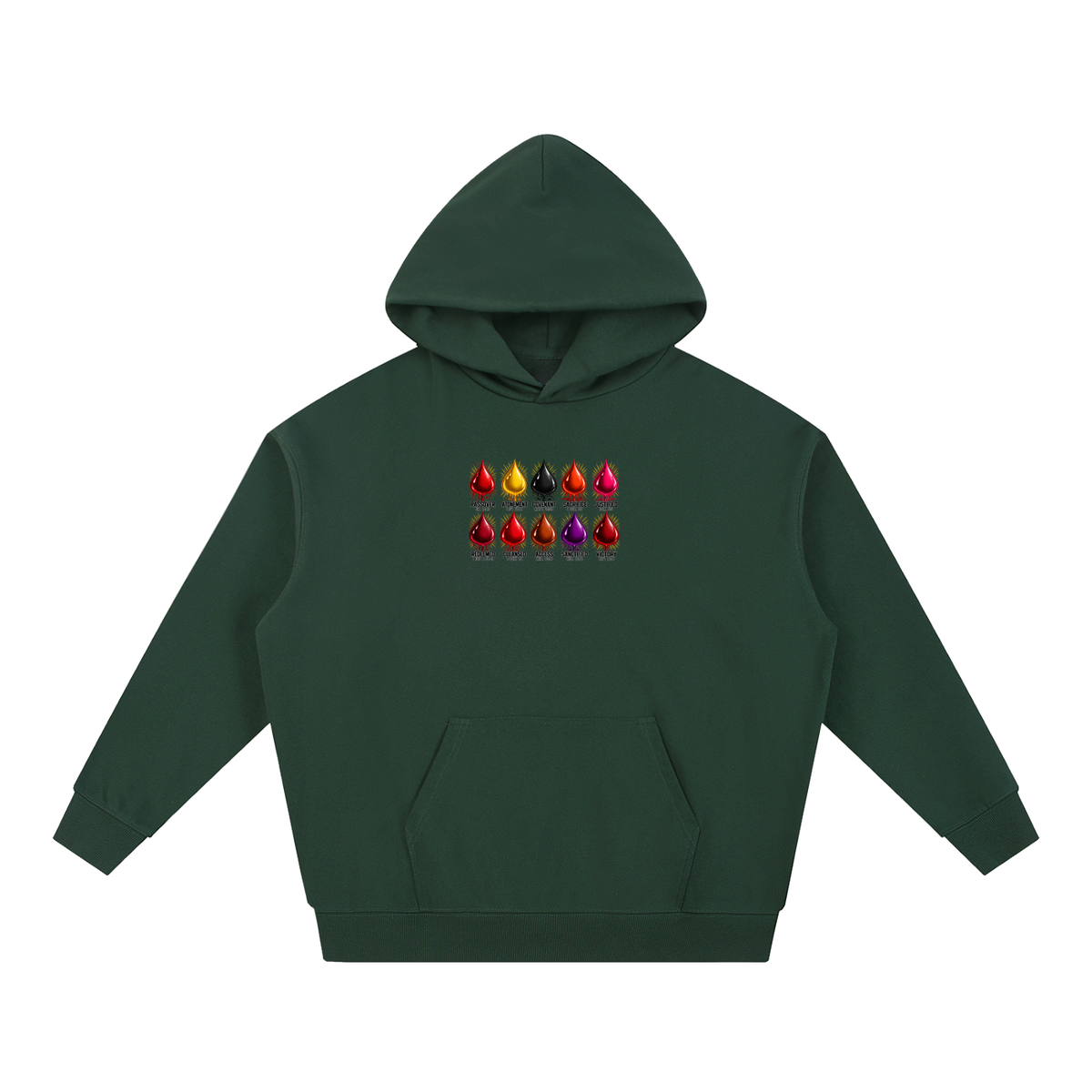 10 BLOOD LOGOS Hoodie