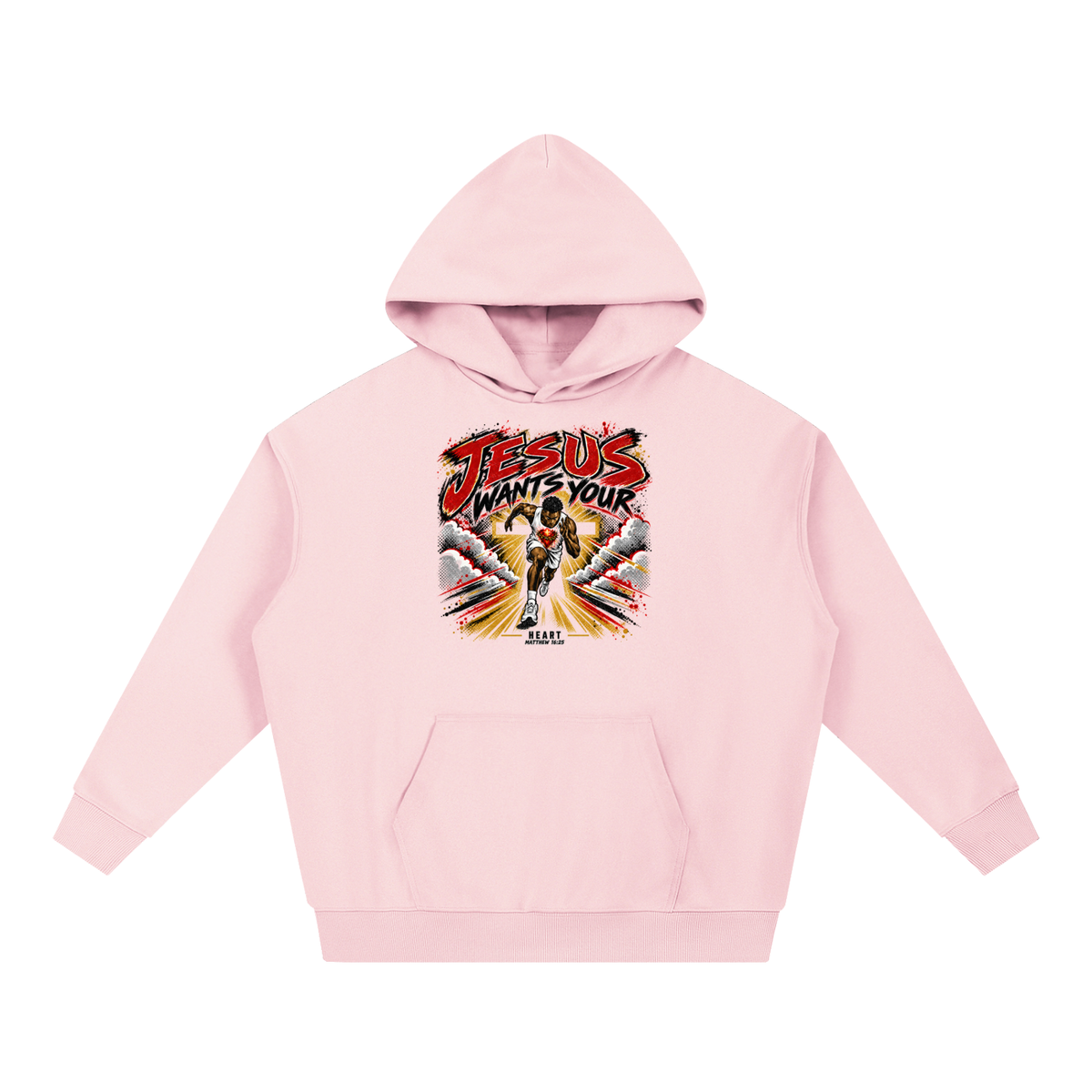 JESUS WANTS YOUR HEART MATTEW 16:25 Hoodie