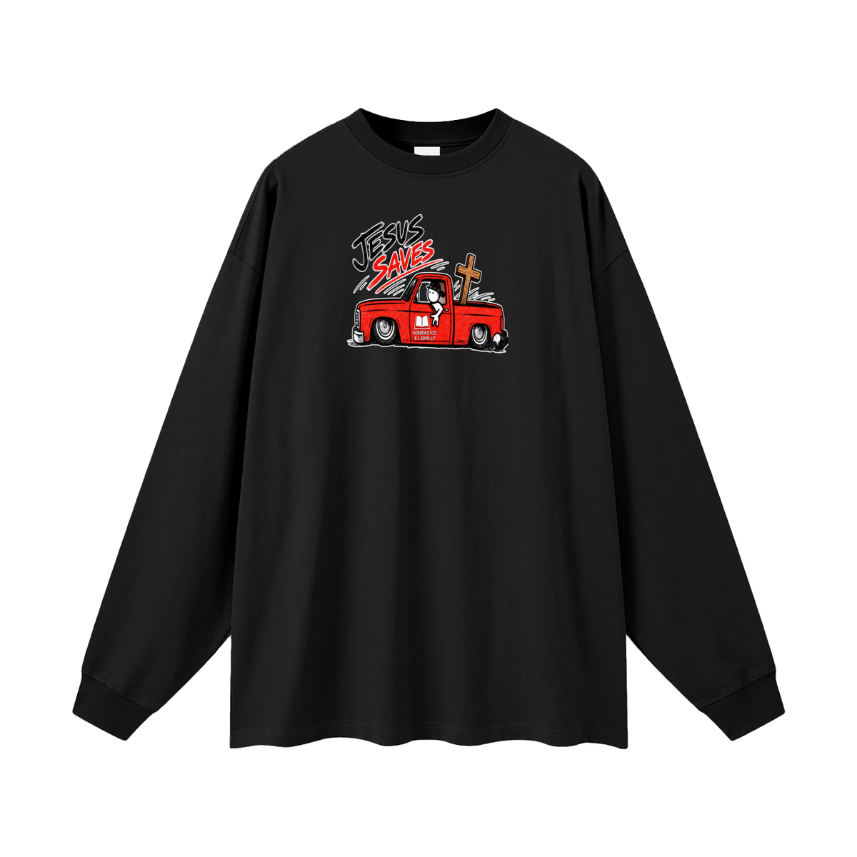 Oversized Unisex Long Sleeve T-Shirt