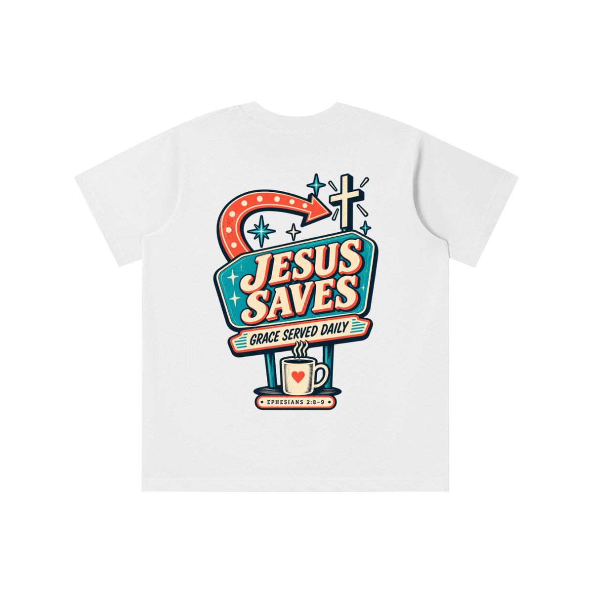 Jesus saves youth T-shirt