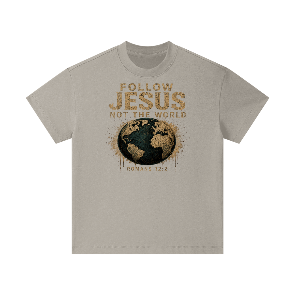 FOLLOW JESUS NOT THE WORLD ROMANS 12:2 Kids T-Shirt