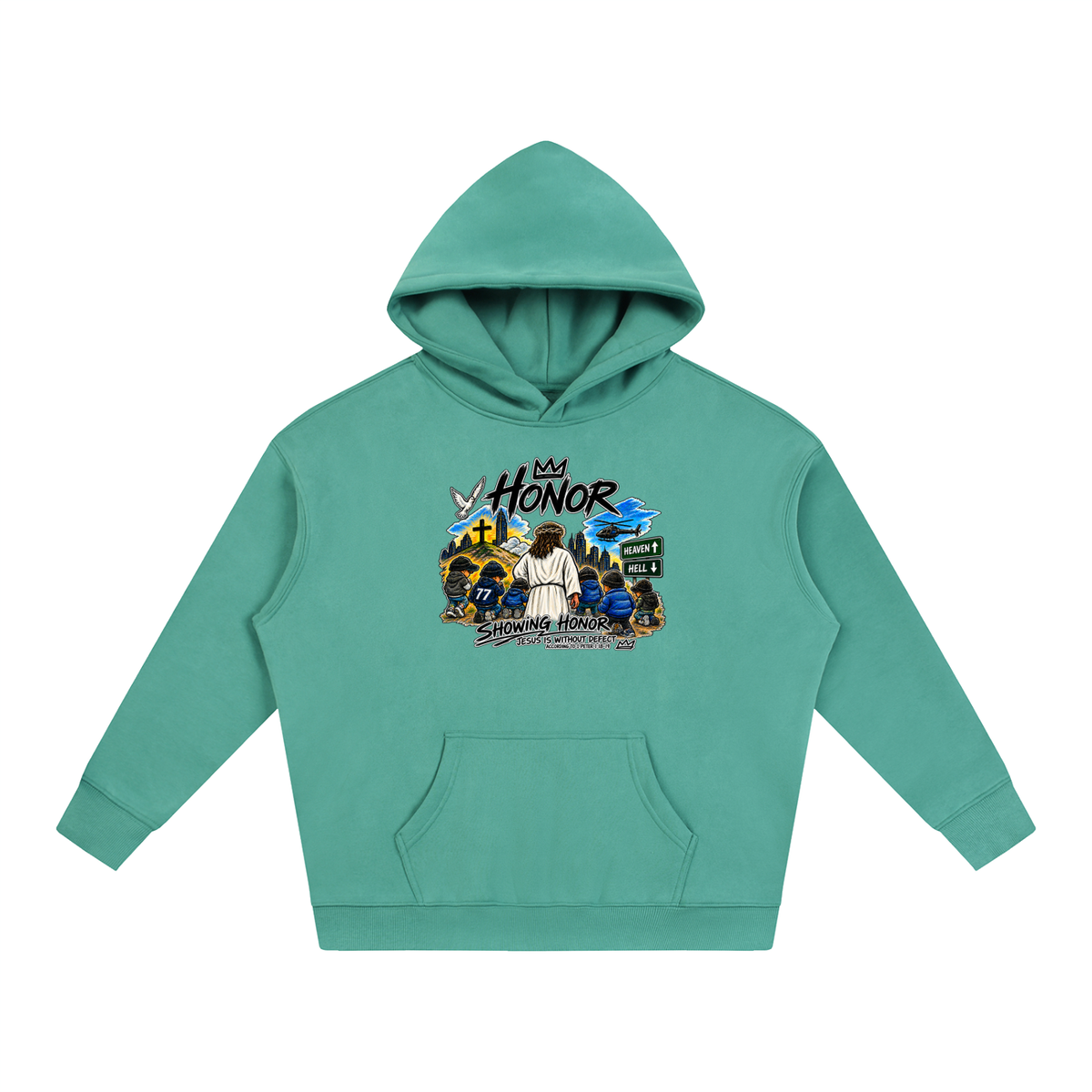 HONOR SHOWING HONOR JESUS IS WITHOUT DEFECT ACCORDING TO 1 PETER 1:18-19 Hoodie