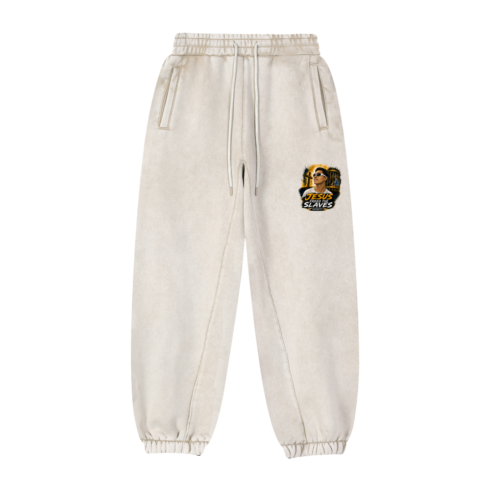 Jesus freed the slaves Sweatpants