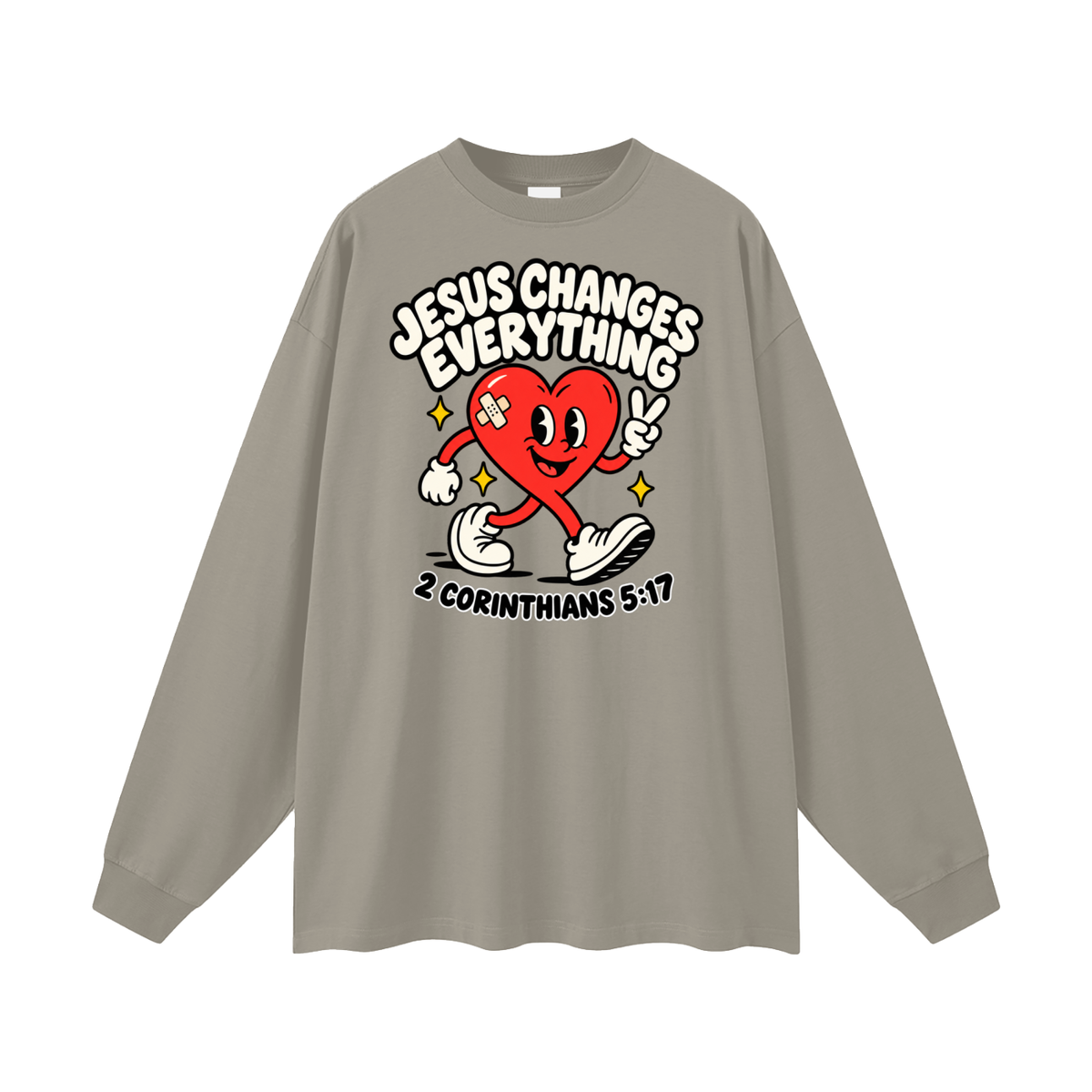 JESUS CHANGES EVERYTHING Long Sleeve T-Shirt